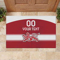Custom Denmark Hockey Rubber Doormat Danish Lions