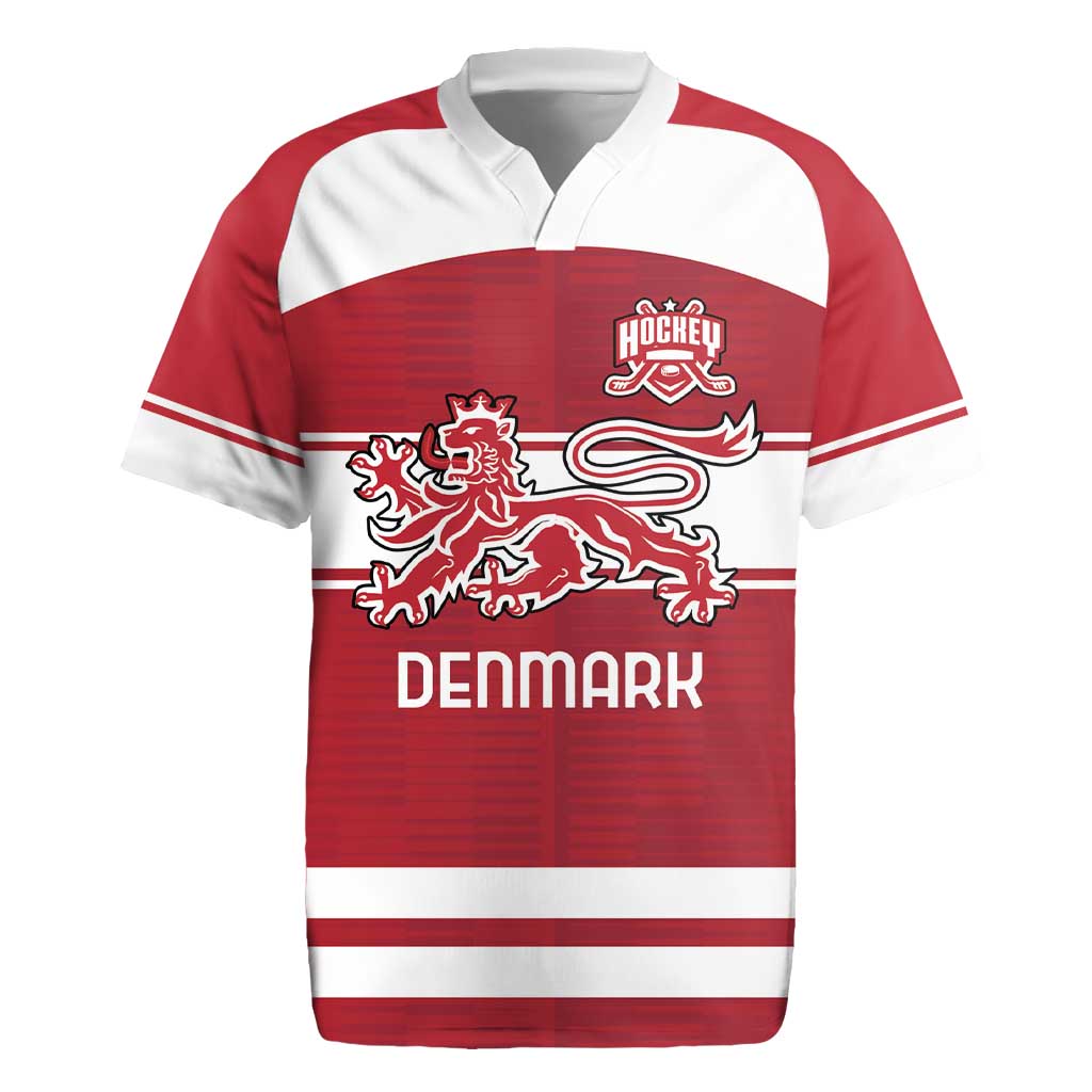 Custom Denmark Hockey Rugby Jersey Danish Lions