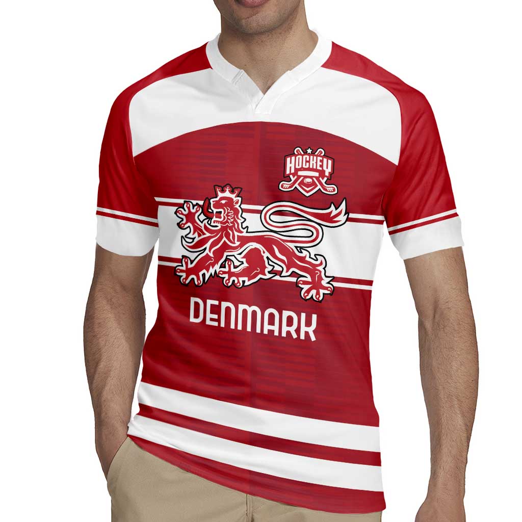 Custom Denmark Hockey Rugby Jersey Danish Lions