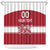 Custom Denmark Hockey Shower Curtain Danish Lions