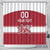 Custom Denmark Hockey Shower Curtain Danish Lions