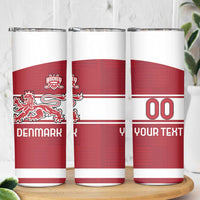 Custom Denmark Hockey Skinny Tumbler Danish Lions