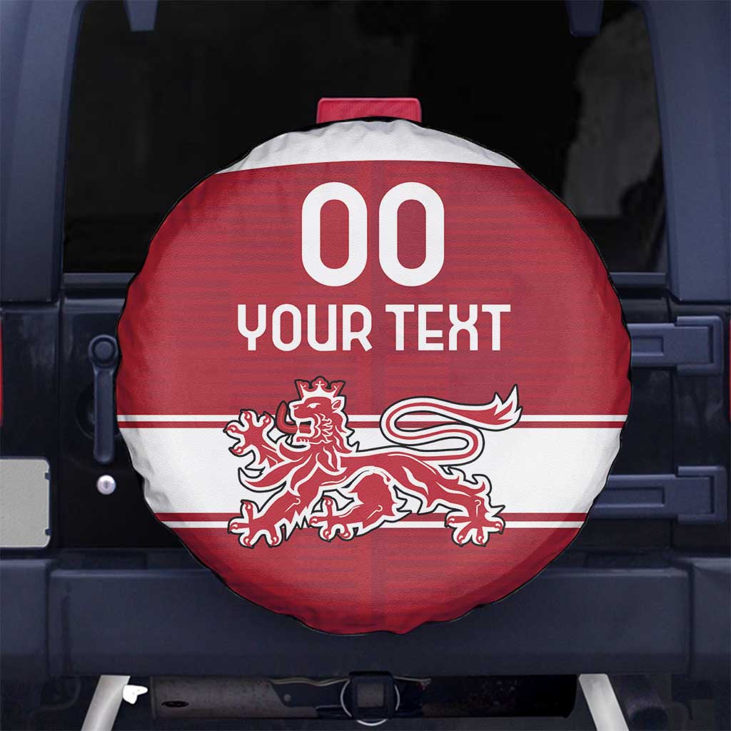 Custom Denmark Hockey Spare Tire Cover Danish Lions