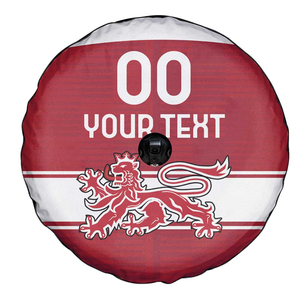 Custom Denmark Hockey Spare Tire Cover Danish Lions