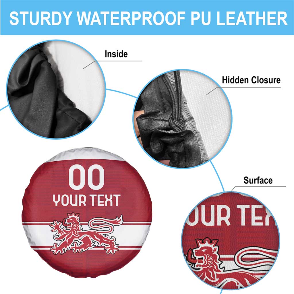 Custom Denmark Hockey Spare Tire Cover Danish Lions