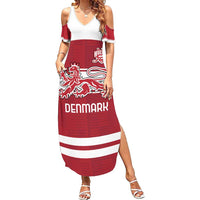 Custom Denmark Hockey Summer Maxi Dress Danish Lions