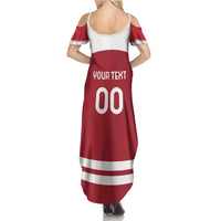 Custom Denmark Hockey Summer Maxi Dress Danish Lions
