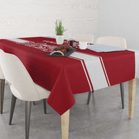 Custom Denmark Hockey Tablecloth Danish Lions