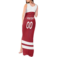 Custom Denmark Hockey Tank Maxi Dress Danish Lions