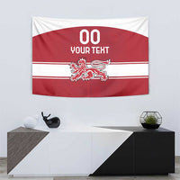 Custom Denmark Hockey Tapestry Danish Lions