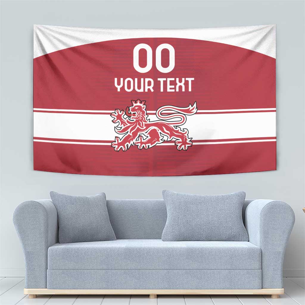 Custom Denmark Hockey Tapestry Danish Lions