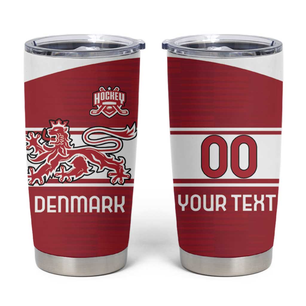 Custom Denmark Hockey Tumbler Cup Danish Lions