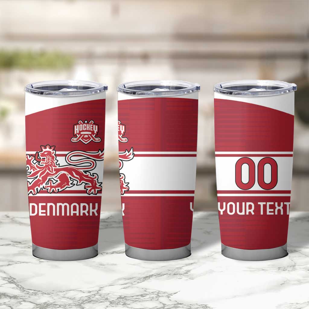 Custom Denmark Hockey Tumbler Cup Danish Lions