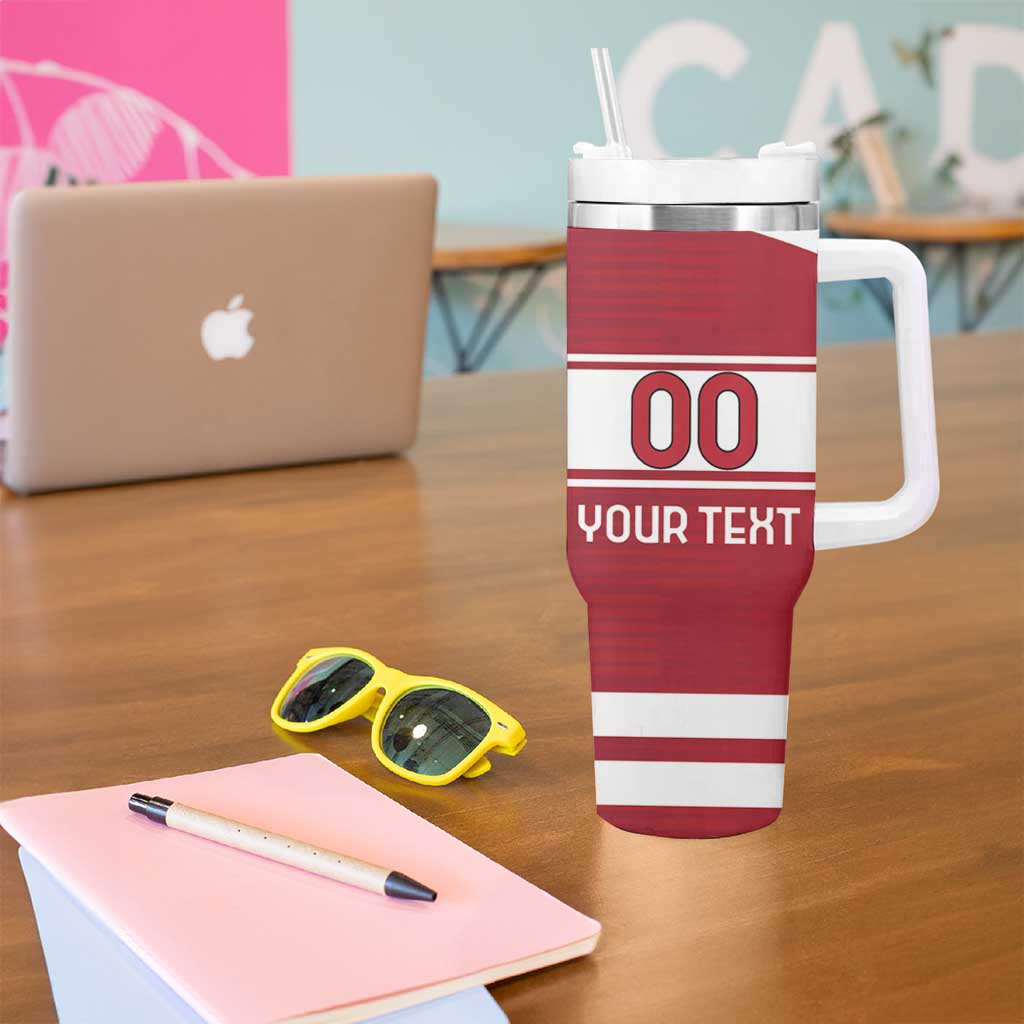 Custom Denmark Hockey Tumbler With Handle Danish Lions