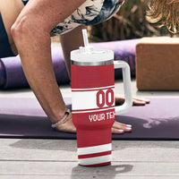 Custom Denmark Hockey Tumbler With Handle Danish Lions