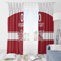 Custom Denmark Hockey Window Curtain Danish Lions