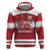 Custom Denmark Hockey Zip Hoodie Danish Lions