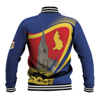 Liechtenstein National Day 1866 Baseball Jacket Gold Crown Vaduz Cathedral