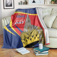 Liechtenstein National Day 1866 Blanket Gold Crown Vaduz Cathedral