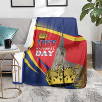 Liechtenstein National Day 1866 Blanket Gold Crown Vaduz Cathedral