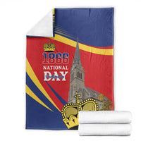Liechtenstein National Day 1866 Blanket Gold Crown Vaduz Cathedral