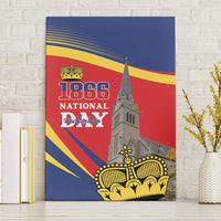 Liechtenstein National Day 1866 Canvas Wall Art Gold Crown Vaduz Cathedral