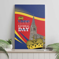 Liechtenstein National Day 1866 Canvas Wall Art Gold Crown Vaduz Cathedral