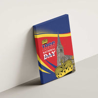 Liechtenstein National Day 1866 Canvas Wall Art Gold Crown Vaduz Cathedral