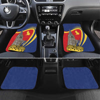 Liechtenstein National Day 1866 Car Mats Gold Crown Vaduz Cathedral