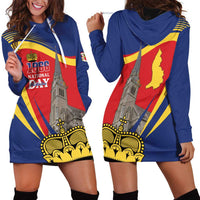 Liechtenstein National Day 1866 Hoodie Dress Gold Crown Vaduz Cathedral