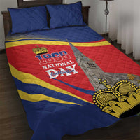 Liechtenstein National Day 1866 Quilt Bed Set Gold Crown Vaduz Cathedral