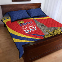 Liechtenstein National Day 1866 Quilt Bed Set Gold Crown Vaduz Cathedral