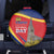 Liechtenstein National Day 1866 Spare Tire Cover Gold Crown Vaduz Cathedral