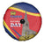 Liechtenstein National Day 1866 Spare Tire Cover Gold Crown Vaduz Cathedral