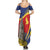 Liechtenstein National Day 1866 Summer Maxi Dress Gold Crown Vaduz Cathedral