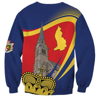 Liechtenstein National Day 1866 Sweatshirt Gold Crown Vaduz Cathedral