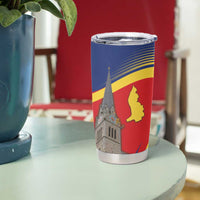 Liechtenstein National Day 1866 Tumbler Cup Gold Crown Vaduz Cathedral