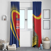 Liechtenstein National Day 1866 Window Curtain Gold Crown Vaduz Cathedral