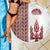 Ukraine Vyshyvanka Pattern Beach Blanket Ukrainian Trident