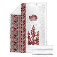 Ukraine Vyshyvanka Pattern Blanket Ukrainian Trident
