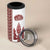 Ukraine Vyshyvanka Pattern 4 in 1 Can Cooler Tumbler Ukrainian Trident