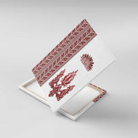 Ukraine Vyshyvanka Pattern Canvas Wall Art Ukrainian Trident