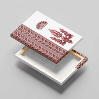 Ukraine Vyshyvanka Pattern Canvas Wall Art Ukrainian Trident