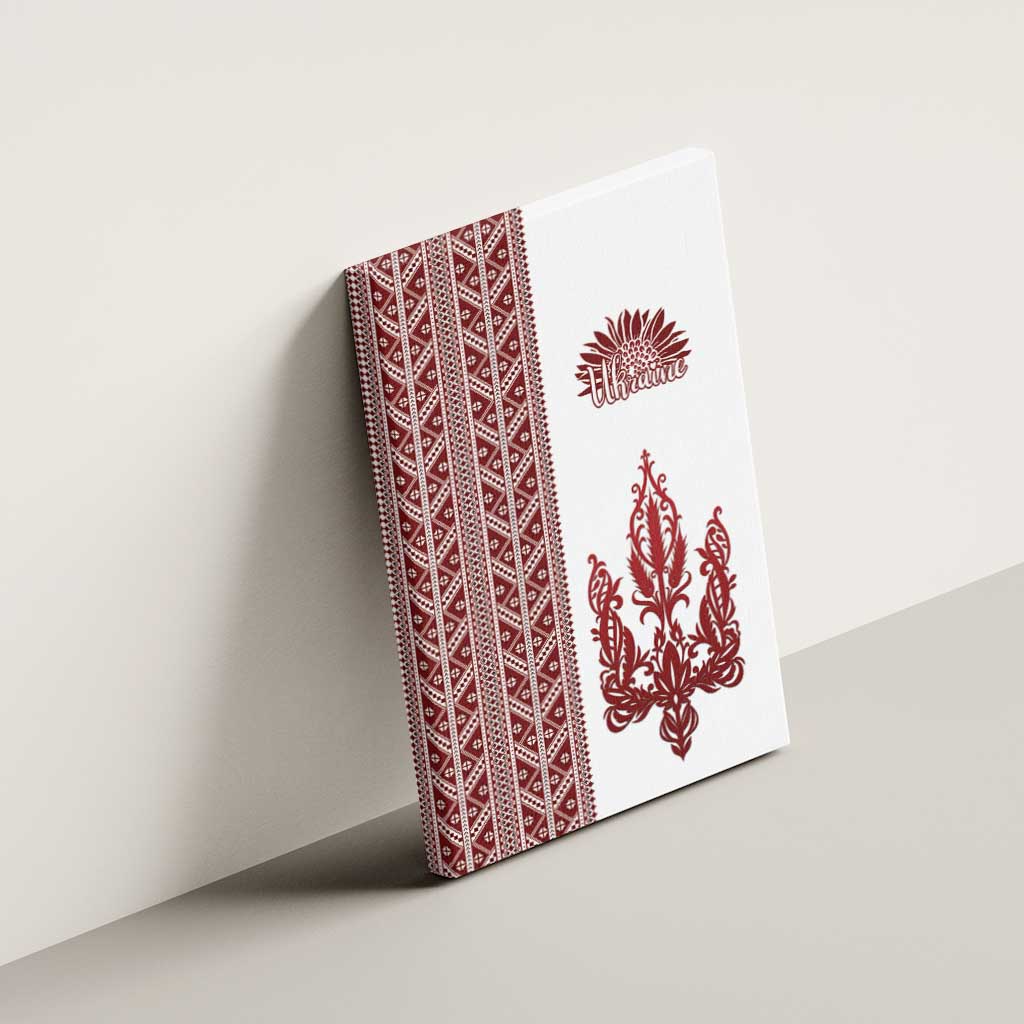 Ukraine Vyshyvanka Pattern Canvas Wall Art Ukrainian Trident