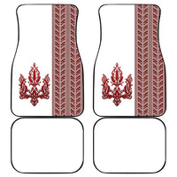 Ukraine Vyshyvanka Pattern Car Mats Ukrainian Trident