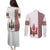 Ukraine Vyshyvanka Pattern Couples Matching Puletasi and Long Sleeve Button Shirt Ukrainian Trident