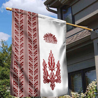 Ukraine Vyshyvanka Pattern Garden Flag Ukrainian Trident