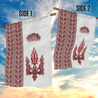 Ukraine Vyshyvanka Pattern Garden Flag Ukrainian Trident