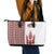 Ukraine Vyshyvanka Pattern Leather Tote Bag Ukrainian Trident
