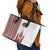 Ukraine Vyshyvanka Pattern Leather Tote Bag Ukrainian Trident